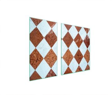 shumee ZAŠČITNA STEKLENA PLOŠČA ZA ŠTEDILNIK 90x52 MOSAIC