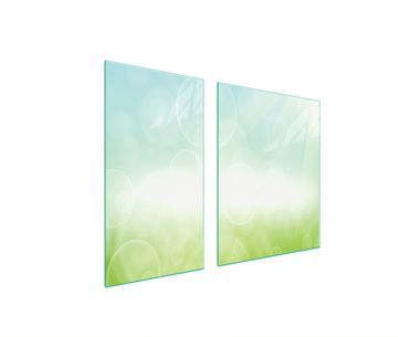 shumee STEKLENA ZAŠČITNA PLOŠČA ZA ŠTEDILNIK 90x52 DAISY