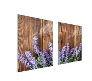 shumee STEKLENA ZAŠČITNA PLOŠČA ZA ŠTEDILNIK 85x52 LAVENDER