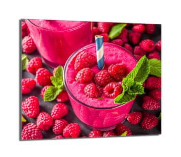 shumee Steklena zaščitna plošča za štedilnik 60x52 Maline