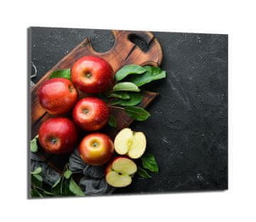 shumee Steklena zaščitna plošča za štedilnik 60x52 Apple