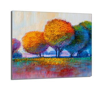 shumee Zaščita za stekleno štedilnik 60x52 Drevesa