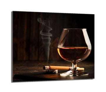 shumee Steklena zaščita za kuhalno ploščo 60x52 Vino