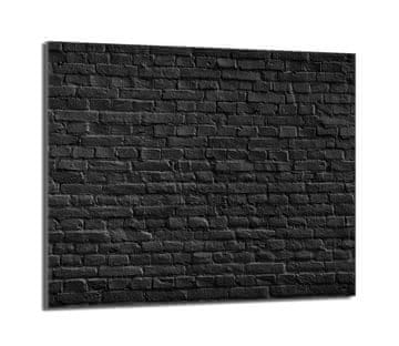 shumee Steklena zaščitna plošča za peč 60x52 Brick