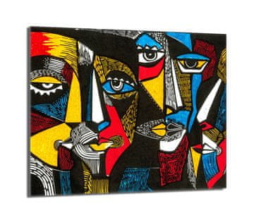 shumee Zaščita za stekleno kuhalno ploščo 60x52 Pop Art