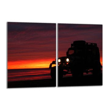 shumee Steklena zaščitna plošča za štedilnik 2x40x52 Auto