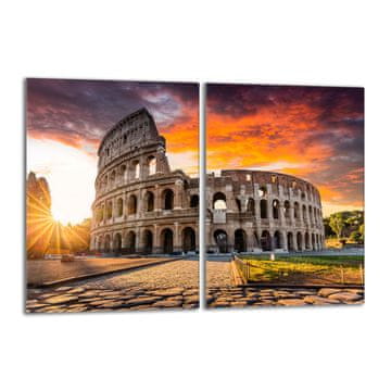 shumee Steklena zaščitna plošča za štedilnik 2x40x52 Coliseum
