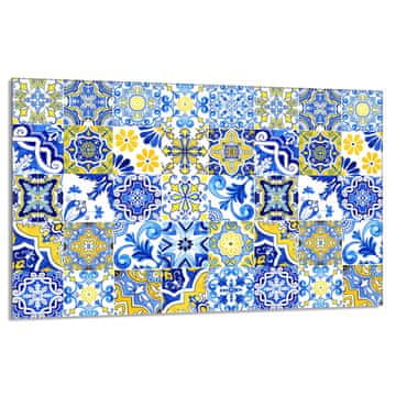 shumee Steklena zaščitna plošča za štedilnik 80x52 Mosaic