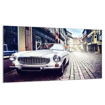 shumee Steklena zaščitna plošča za štedilnik 90x52 Auto