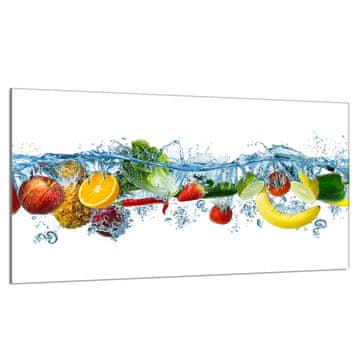 shumee Steklena zaščita za kuhalno ploščo 90x52 Fruit