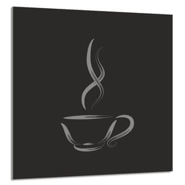 shumee STEKLENA PLOŠČA ZA KUHINJO 60x65 KAVA