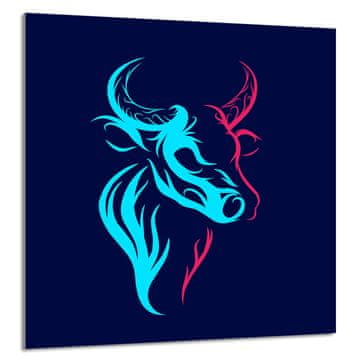 shumee STEKLENA PLOŠČA ZA KUHINJO 60x65 Bull