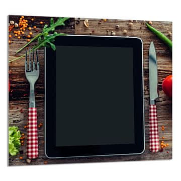 shumee STEKLENA PLOŠČA ZA KUHINJO 65x60 Kuhinja