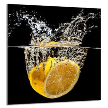 shumee STEKLENA PLOŠČA ZA KUHINJO 60x65 Limona