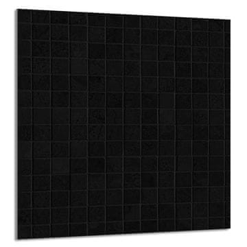 shumee STEKLENA PLOŠČA ZA KUHINJO 60x65 Črna