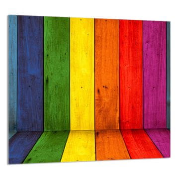 shumee STEKLENA PLOŠČA ZA KUHINJO 65x60 Barvita