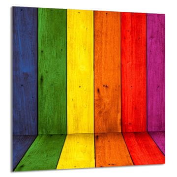 shumee STEKLENA PLOŠČA ZA KUHINJO 60x65 Barvita