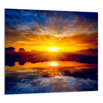 shumee STEKLENA PLOŠČA ZA KUHINJO 65x60 Sun