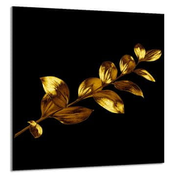 shumee STEKLENA PLOŠČA ZA KUHINJO 60x65 Zlata