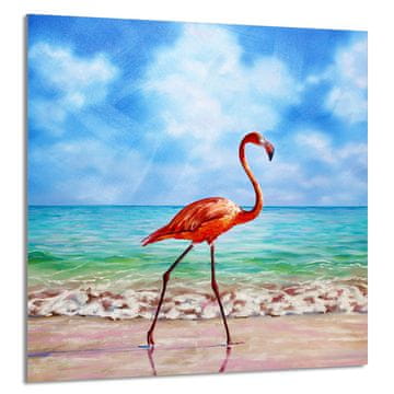 shumee STEKLENA PLOŠČA ZA KUHINJO 60x65 Flamingo
