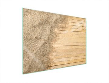 shumee STEKLENA ZAŠČITNA PLOŠČA ZA ŠTEDILNIK 70x52 SAND