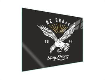 shumee STEKLENA ZAŠČITNA PLOŠČA ZA ŠTEDILNIK 70x52 BIRD