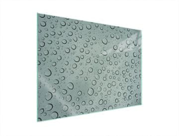 shumee STEKLENA ZAŠČITNA PLOŠČA ZA ŠTEDILNIK 70x52 DROPS
