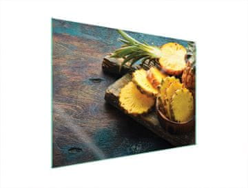 shumee STEKLENA ZAŠČITNA PLOŠČA ZA ŠTEDILNIK 70x52 ANANAS
