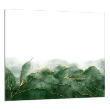 shumee STEKLENA PLOŠČA ZA KUHINJO 65x60 Listov