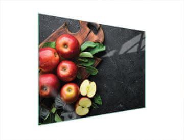 shumee STEKLENA ZAŠČITNA PLOŠČA ZA ŠTEDILNIK 70x52 APPLE
