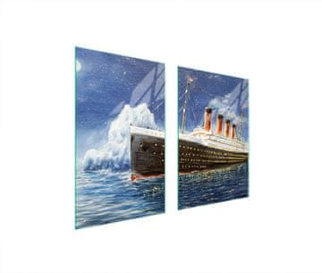 shumee ZAŠČITNA STEKLENA PLOŠČA ZA KUHINJO 65x52 TITANIC
