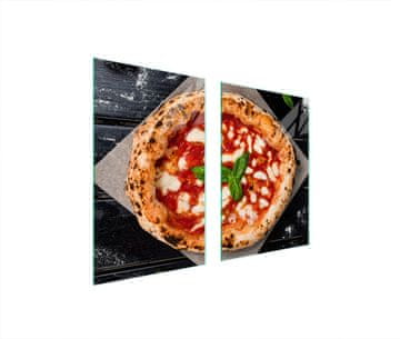 shumee STEKLENI ZAŠČITNI KROŽNIK ZA KUHINJSKO PIZZO 65x52