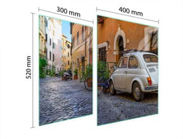 shumee ZAŠČITNA STEKLENA PLOŠČA ZA ŠTEDILNIK 70x52 AUTO