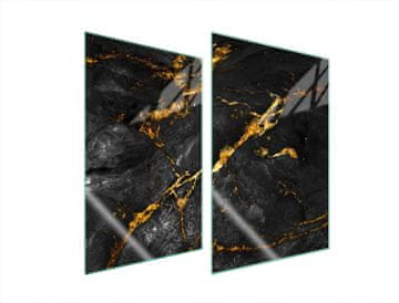 shumee ZAŠČITNA STEKLENA PLOŠČA ZA KUHINJO 2x35x52 MARMOR