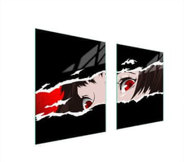 shumee 85x52 ZAŠČITNA PLOŠČA IZ ANIME STEKLA ZA ŠTEDILNIK