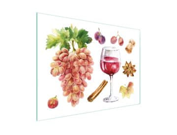 shumee STEKLENA REZALNA DESKA 30x22 VINO