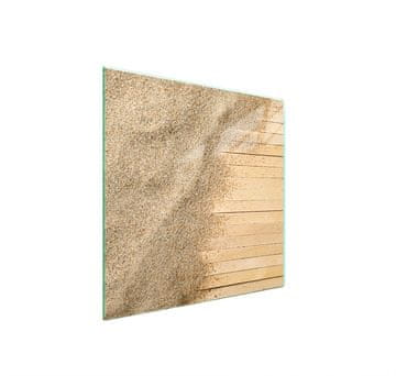 shumee STEKLENA ZAŠČITNA PLOŠČA ZA ŠTEDILNIK 50x52 SAND
