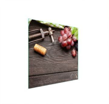 shumee STEKLENA ZAŠČITNA PLOŠČA ZA ŠTEDILNIK 50x52 SADJE