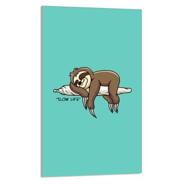 shumee STEKLENA DESKA ZA REZANJE 30x52 Sloth