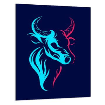 shumee STEKLENA DESKA ZA REZANJE 40x52 Bull