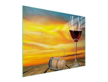 shumee STEKLENA REZALNA DESKA 52x40 VINO