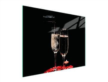 shumee STEKLENA REZALNA DESKA 52x40 VINO