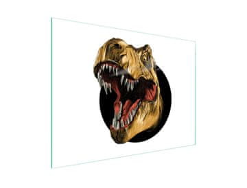 shumee STEKLENA DESKA ZA REZANJE 40x30 DINOZAVER