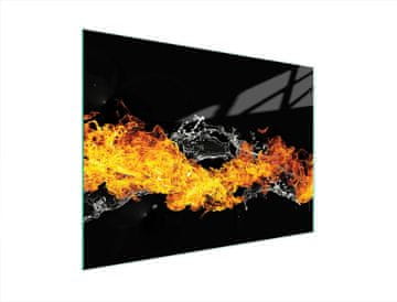 shumee STEKLENA REZALNA DESKA 40x30 FIRE
