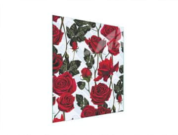 shumee STEKLENA DESKA ZA REZANJE 45x52 VRTNICE