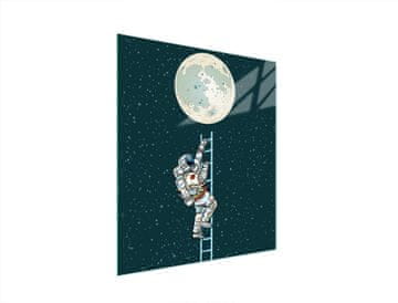 shumee STEKLENA DESKA ZA REZANJE 45x52 MOON