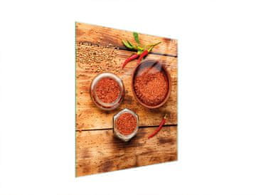 shumee STEKLENA DESKA ZA REZANJE 45x52 CHILLI