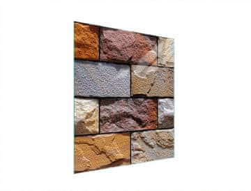 shumee STEKLENA DESKA ZA REZANJE 45x52 BRICK