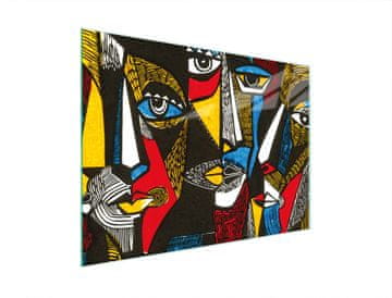 shumee STEKLENA DESKA ZA REZANJE 30x22 POP ART.
