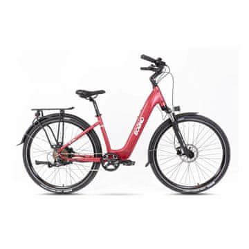 ECONO Apes CITY EER4 Električno kolo - Rdeča / 520Wh (15Ah) / S/M